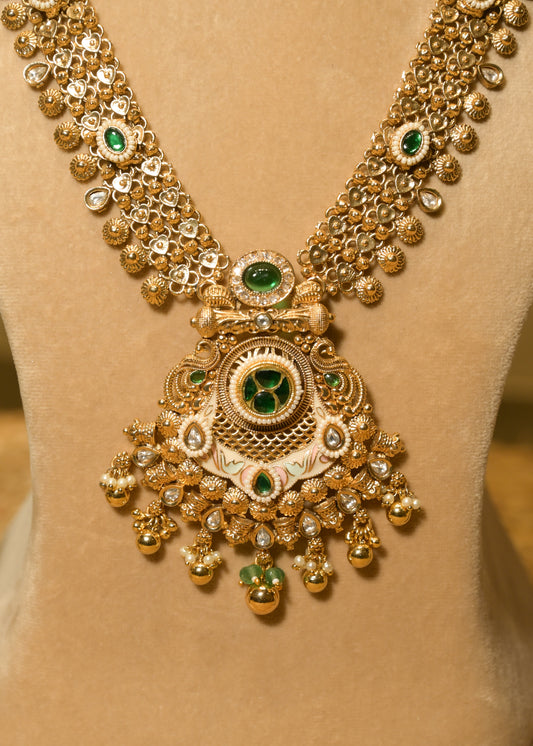 Rajwada Heritage Green & Gold Set
