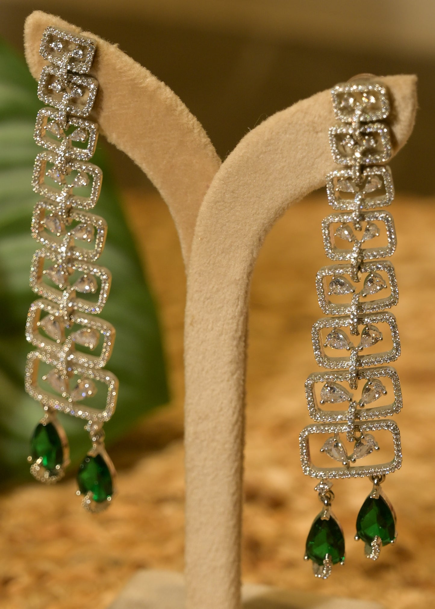 Verde AD Diamond Luxe Earrings