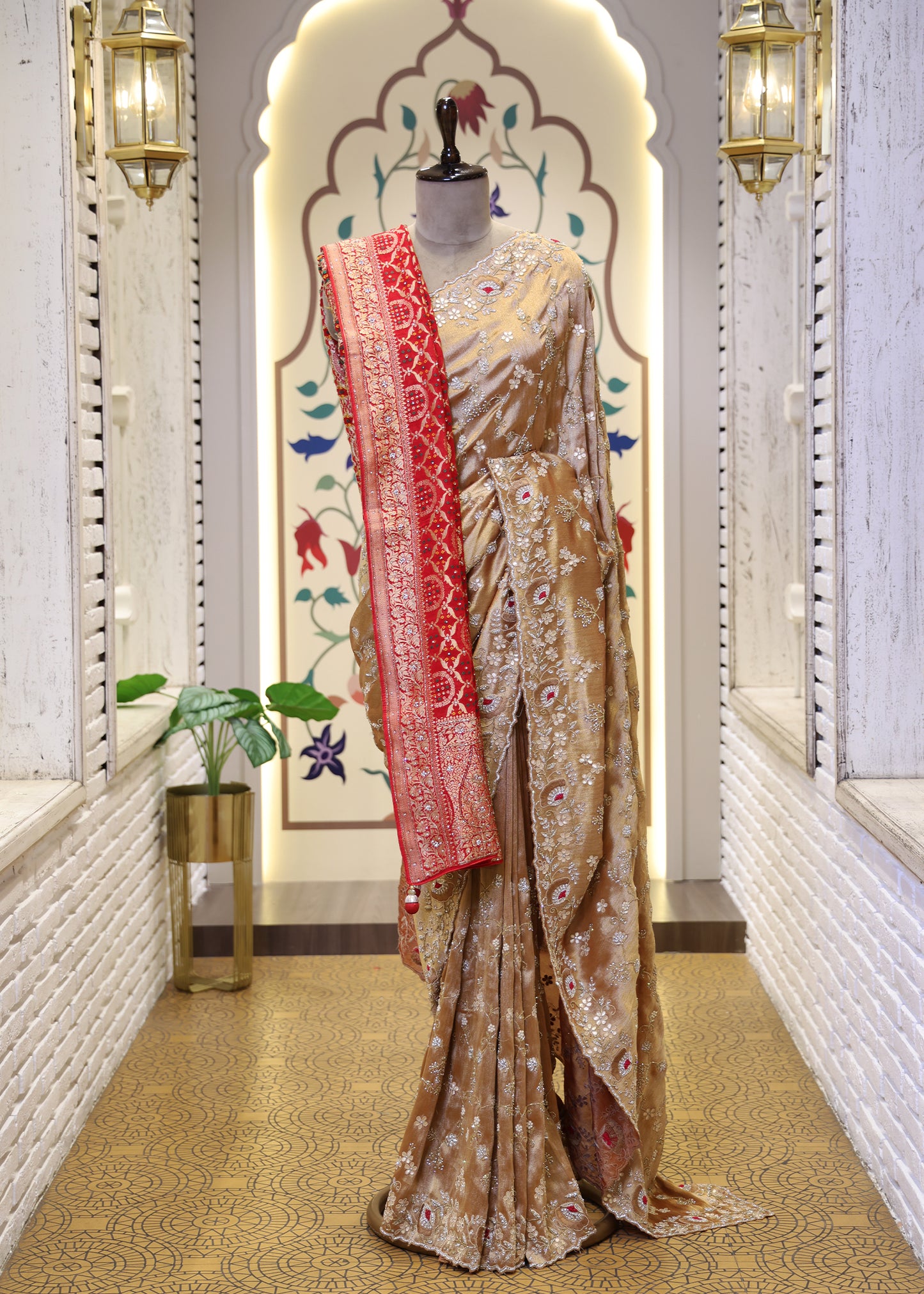 Pia Pink Bridal Dupatta