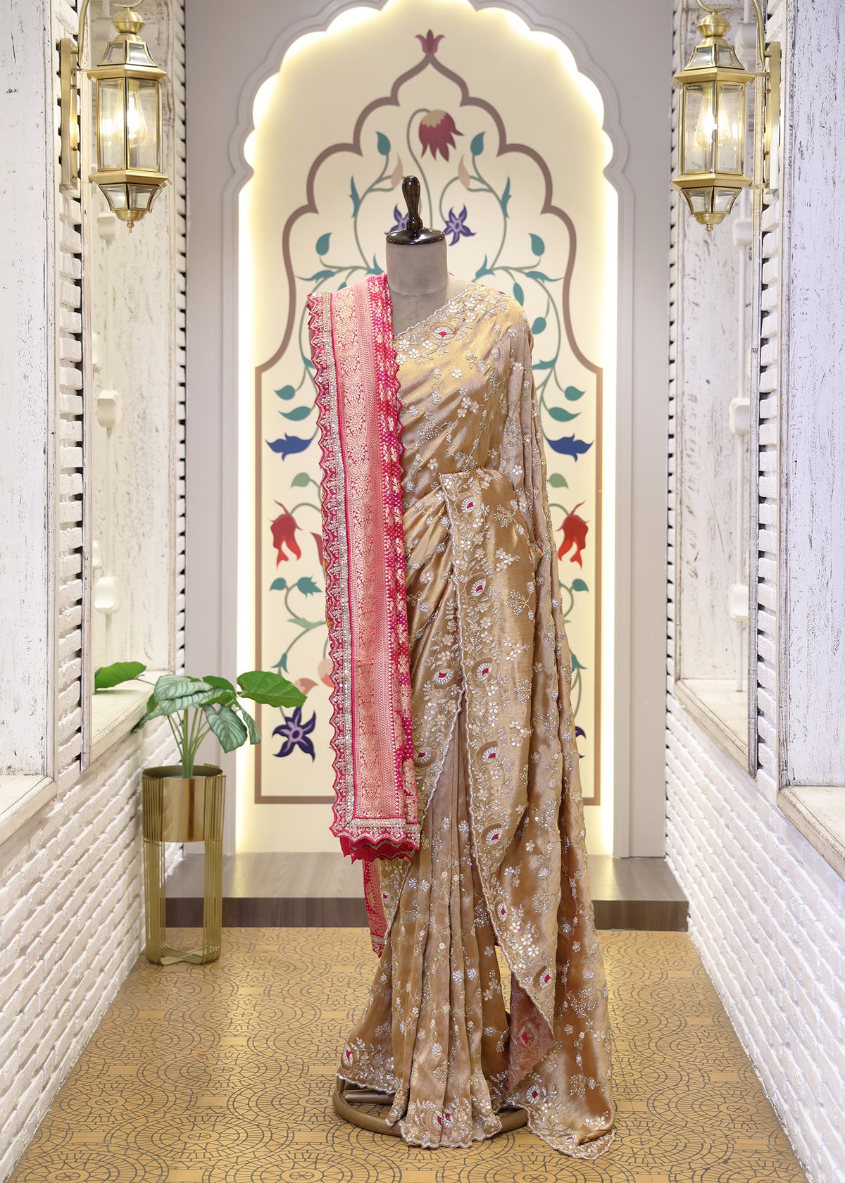 Suhani Pink Bridal Dupatta