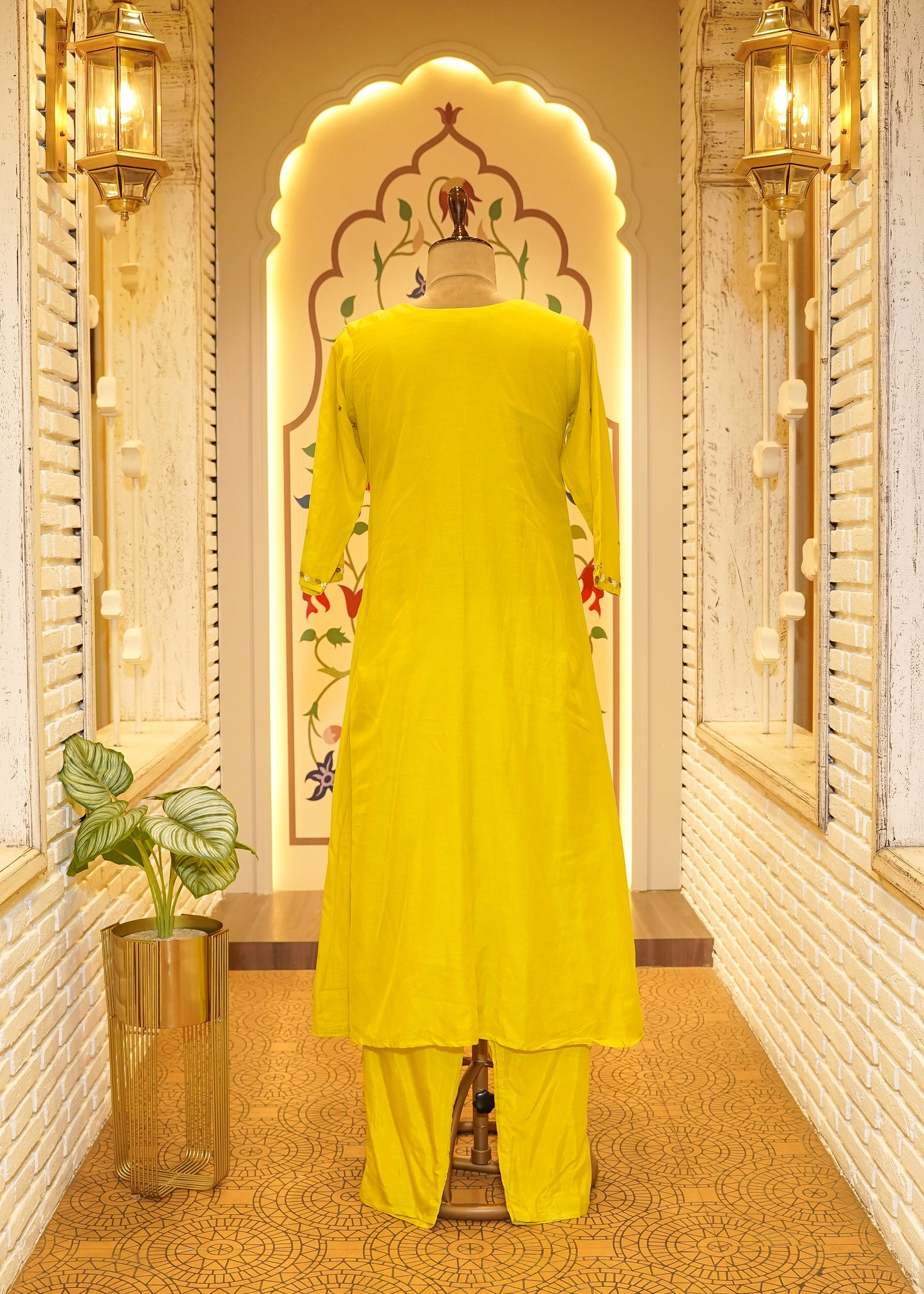 Tuba Green Comfy Stitched Suit Set