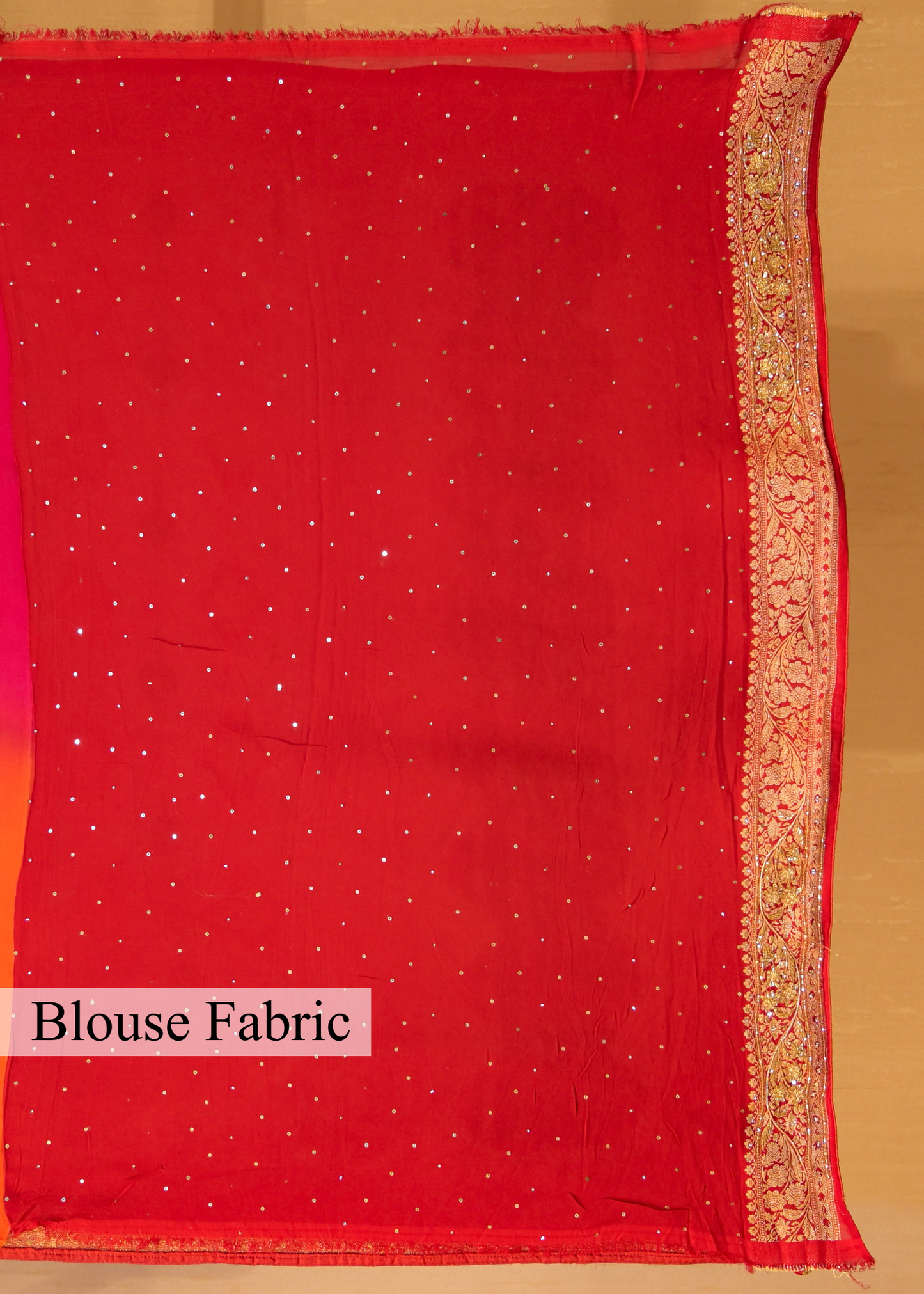 Leela Bhandhani Multi Color Saree with Unstitched Blouse