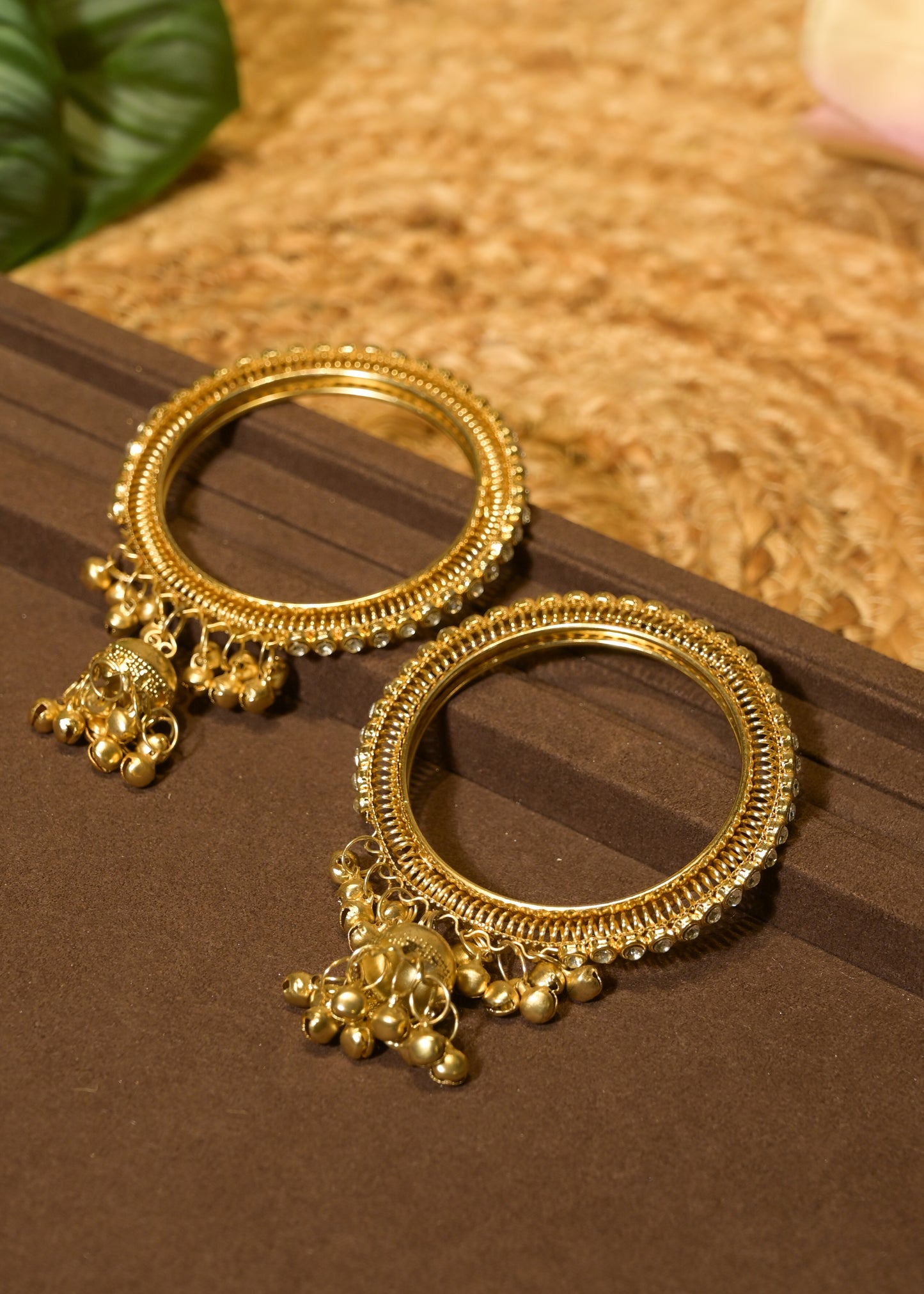 Mehfil Ghungroo Kada Bangles Set