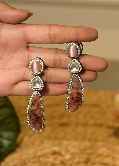 Pink Aurora Drops Earrings