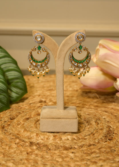 Zamrud Chandbali Earrings