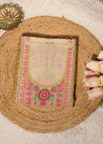 Amber Pink Cotton Floral Suit Set