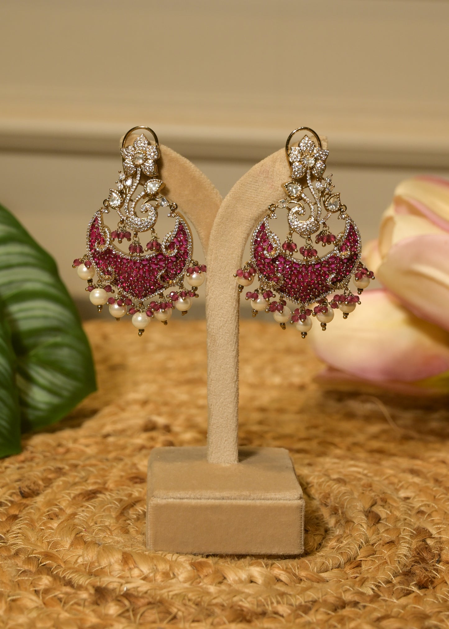 Rani Chandbali Earrings