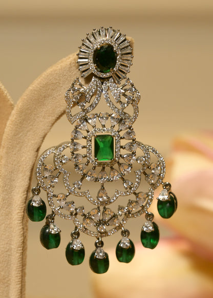 Mehr Emerald Mahal AD Earrings