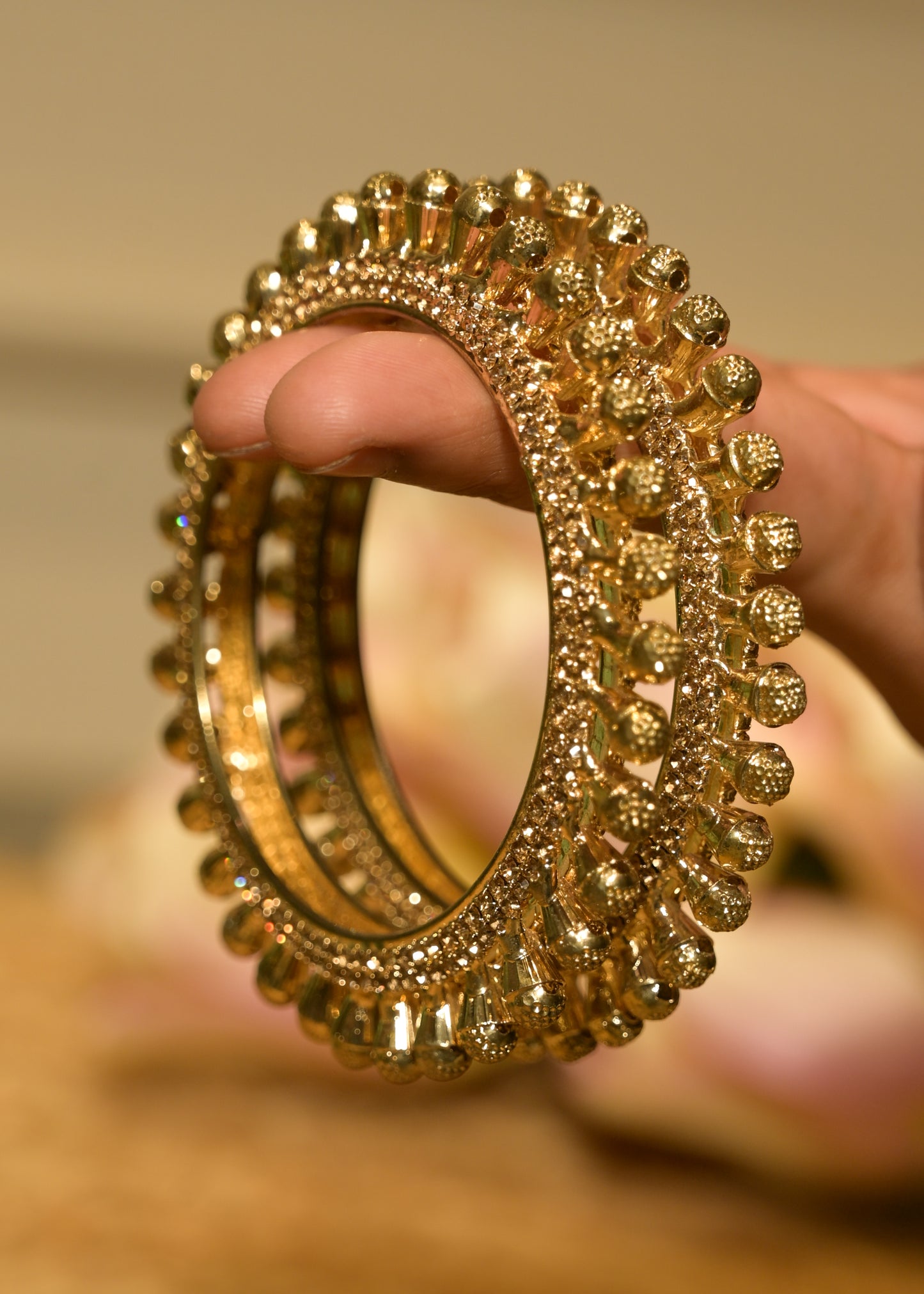 Maharani Boondi Kada Bangles Set