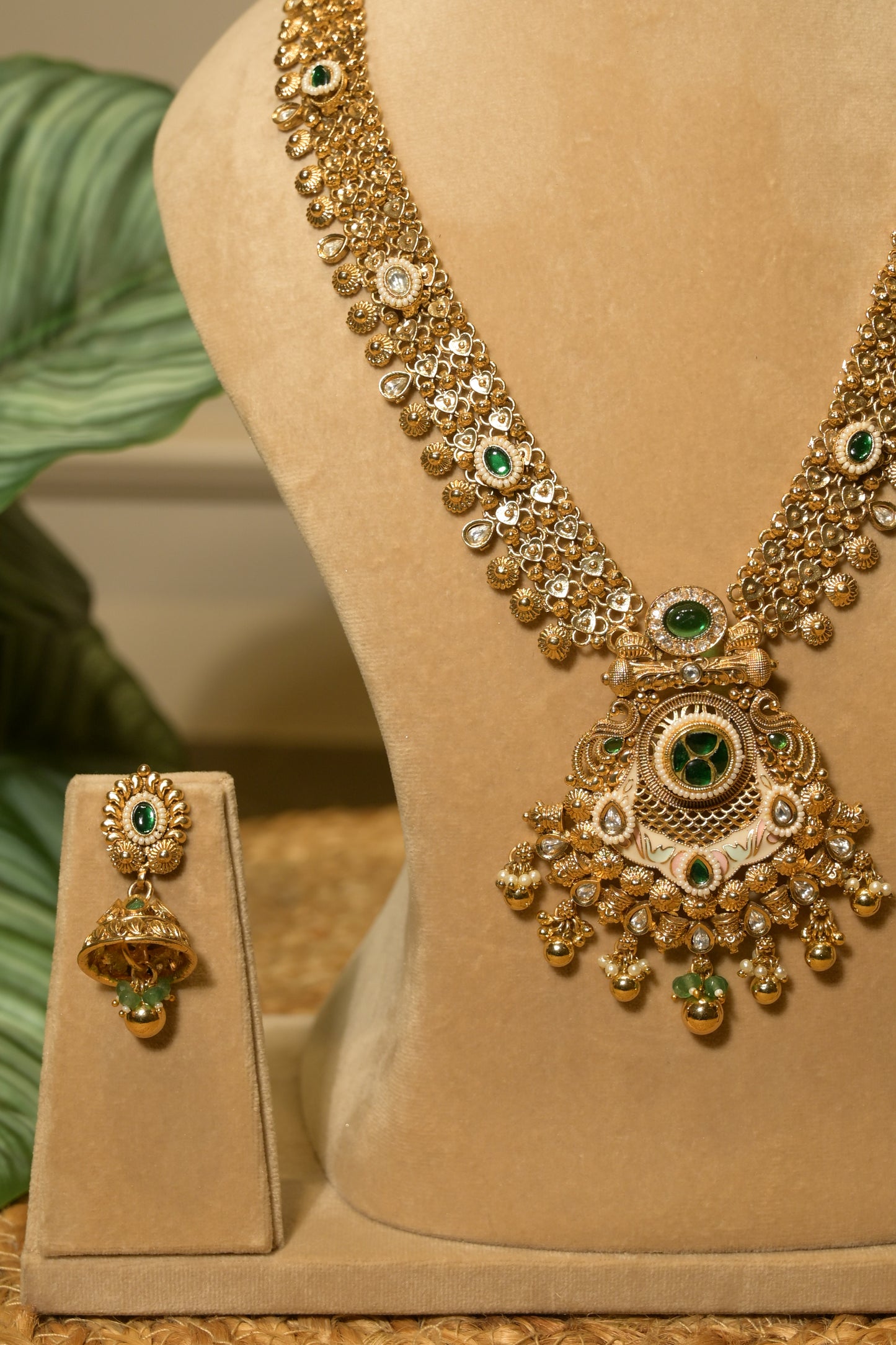 Rajwada Heritage Green & Gold Set