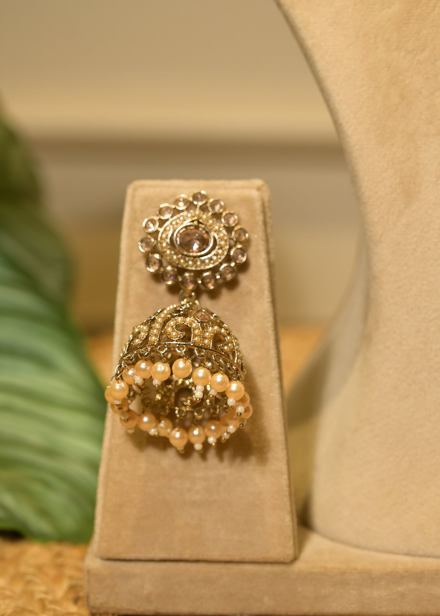 Noorani Jharna Pearl Cascade Choker Set with Tikka