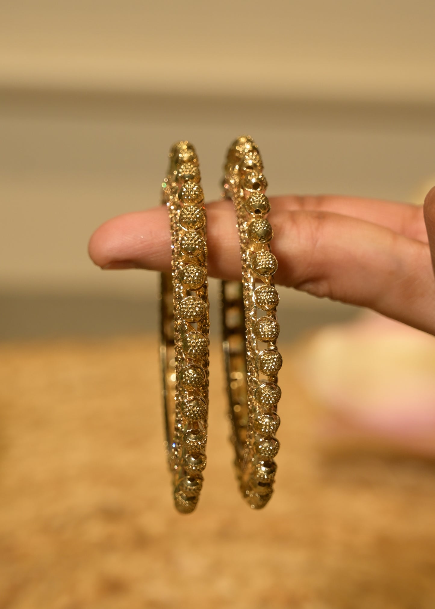 Maharani Boondi Kada Bangles Set