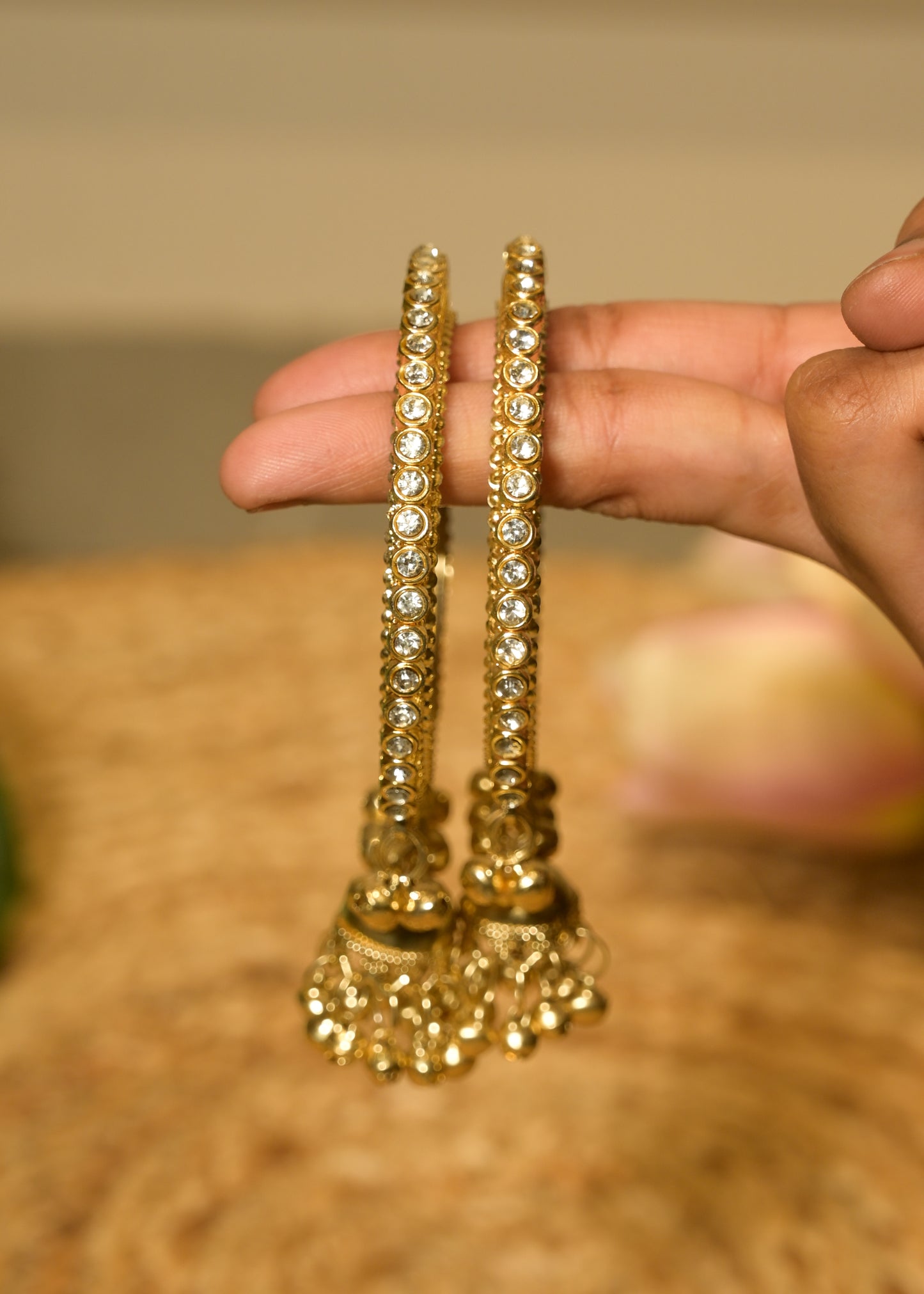 Mehfil Ghungroo Kada Bangles Set