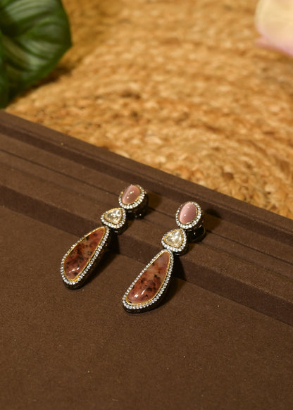 Pink Aurora Drops Earrings
