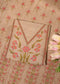 Aranya Brown Cotton Floral Suit Set