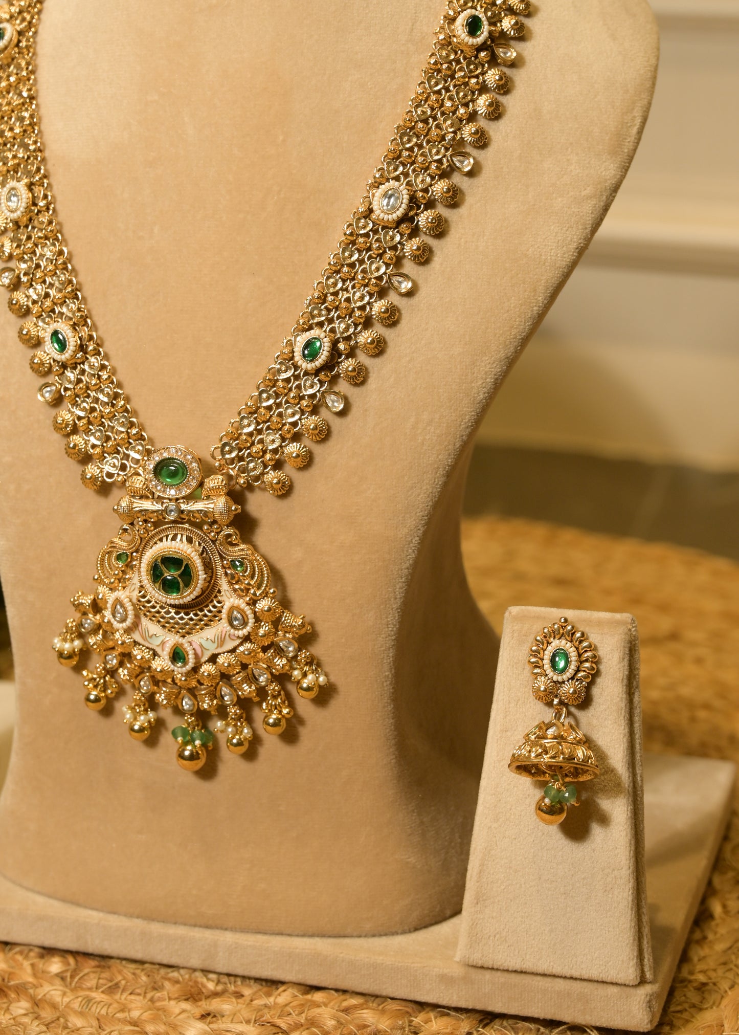 Rajwada Heritage Green & Gold Set