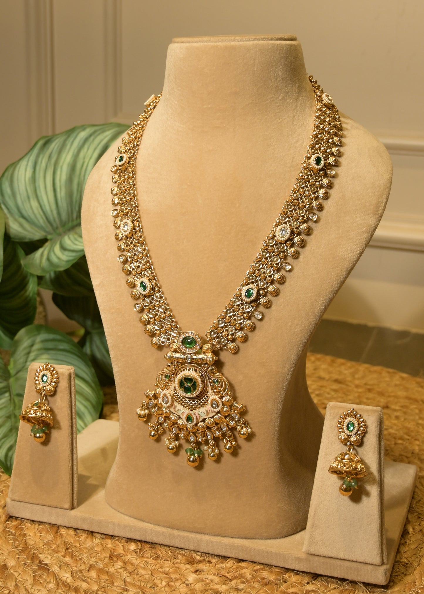 Rajwada Heritage Green & Gold Set
