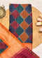 Rabi Orange Printed Suit Set