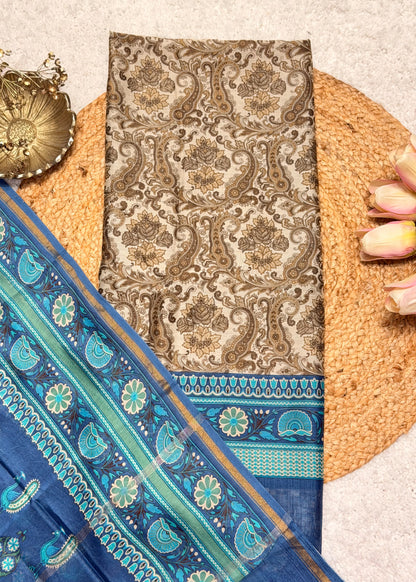 Rozana Paisley Printed Suit Set