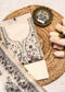 Mayur Purple Unstitched Thread Embroidered Suit Set