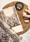Mayur Pink Unstitched Thread Embroidered Suit Set