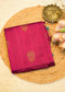 Fuchsia Pink Raw Silk Neem Zari Boota Saree with Unstitched Blouse