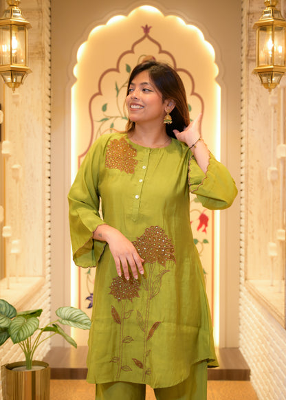 Ishya Green Co-ord Set