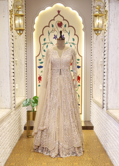 Chandni Jacket Style Lehenga with Dupatta