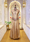 Mihika Golden Banarasi Sharara Set with Dupatta