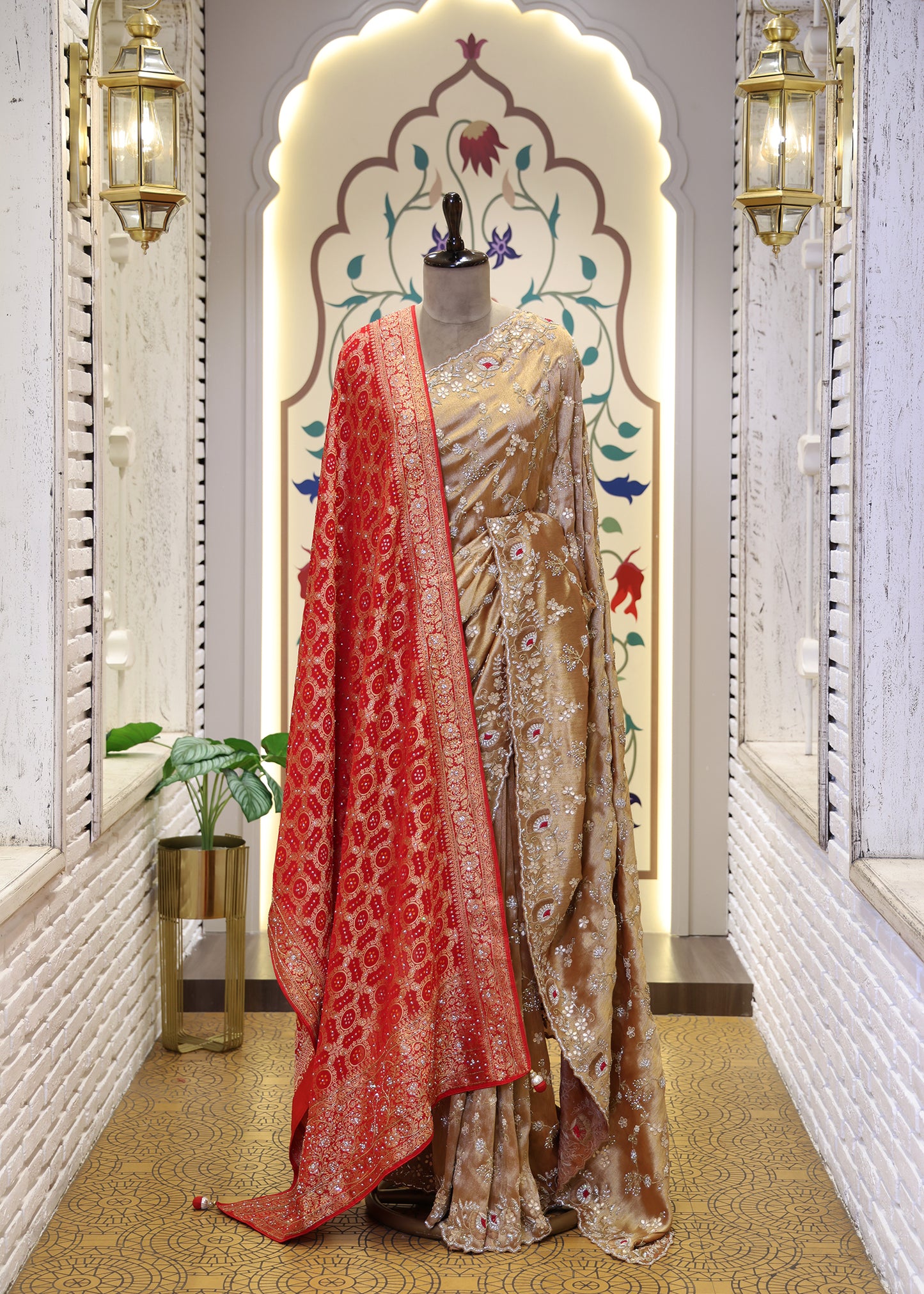 Yashi Cherry Bridal Dupatta