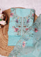 Trisha Blue Unstitched Suit set