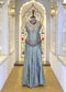 Mihika Blue Banarasi Sharara Set with Dupatta