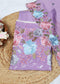 Lilya Purple Floral Unstitched Suit Set