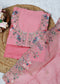 Trisha Pink Unstitched Suit set
