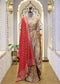 Hansika Red Bridal Dupatta