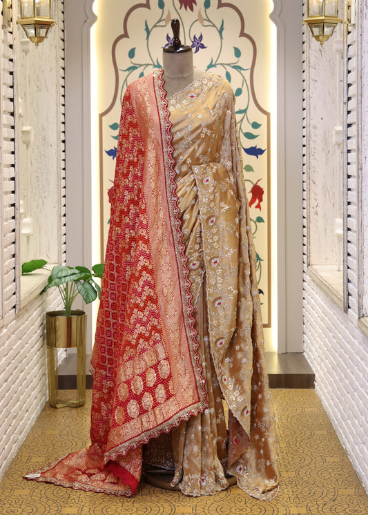 Suhani Red Bridal Dupatta