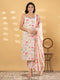 Leher Baby Pink Strappy Stitched Suit Set