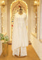 Alina White Chikankari Stitched Suit Set