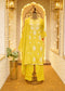 Orla Green Chikankari Stitched Suit Set
