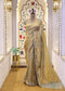 Sitara Bronze Gemstones Saree with Unstitched Blouse