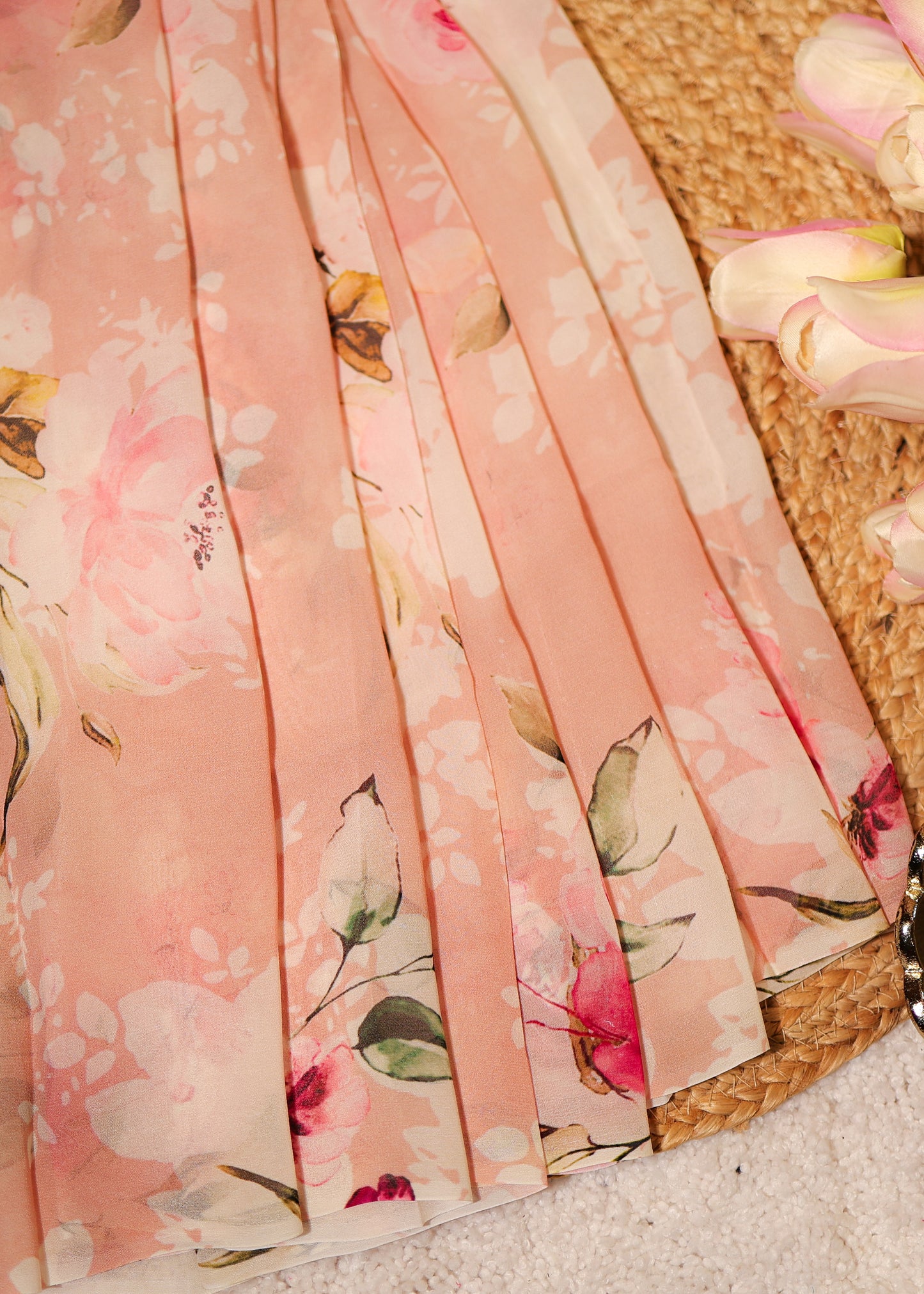 Bahaar Pure Georgette Printed Saree