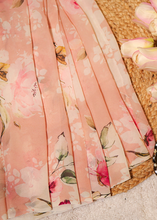 Bahaar Pure Georgette Printed Saree