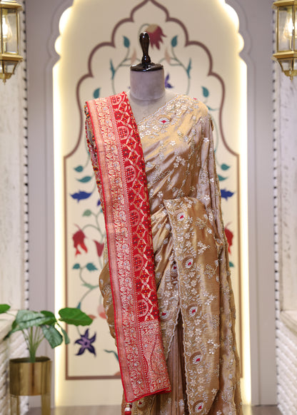 Pia Pink Bridal Dupatta