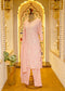 Orla Baby Pink Chikankari Stitched Suit Set