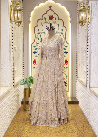 Chandni Jacket Style Lehenga with Dupatta