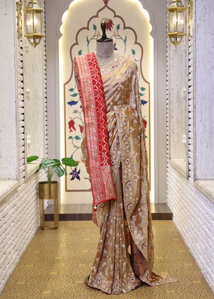 Pia Pink Bridal Dupatta