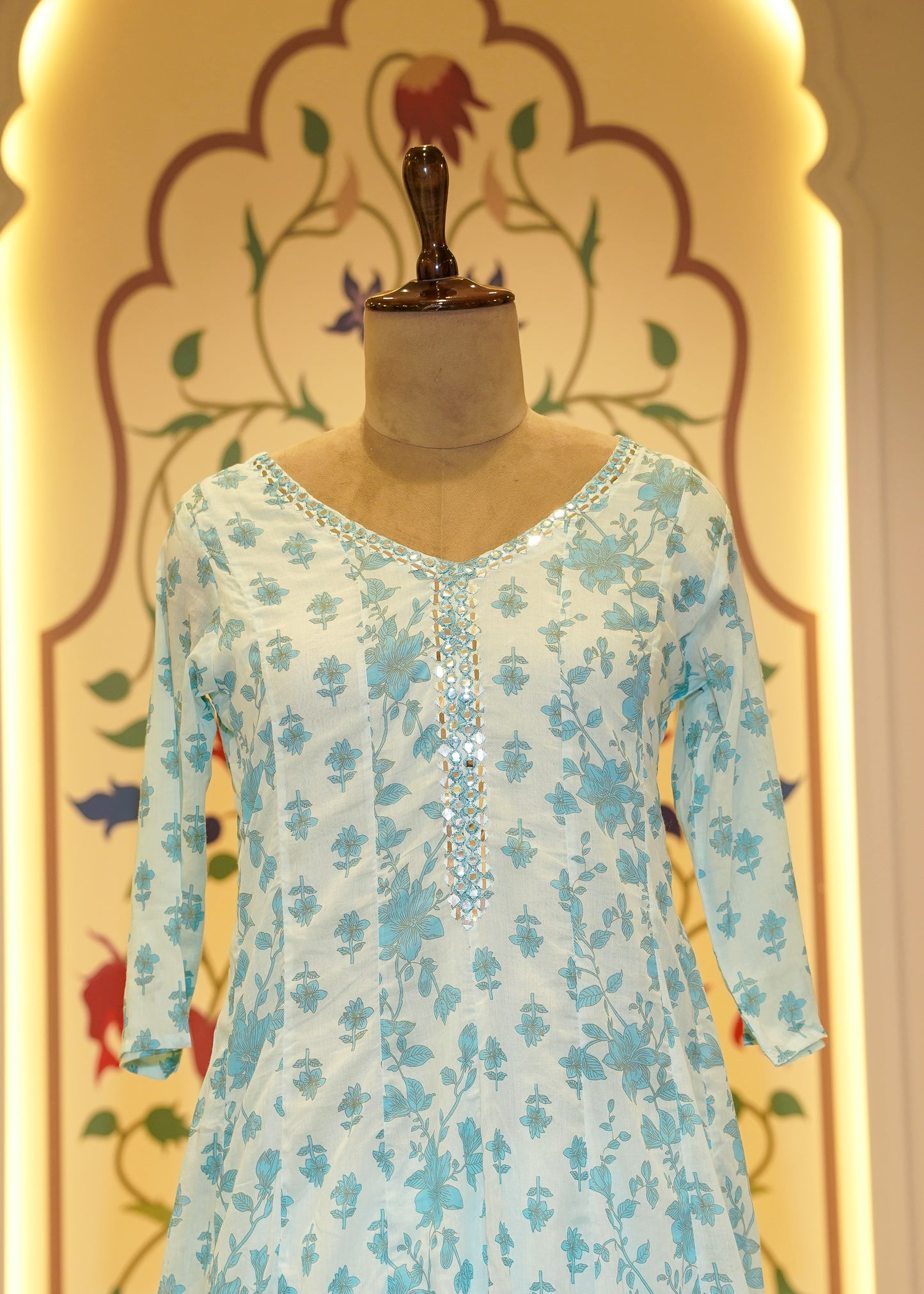 Damini Firozi Stitched Suit Set