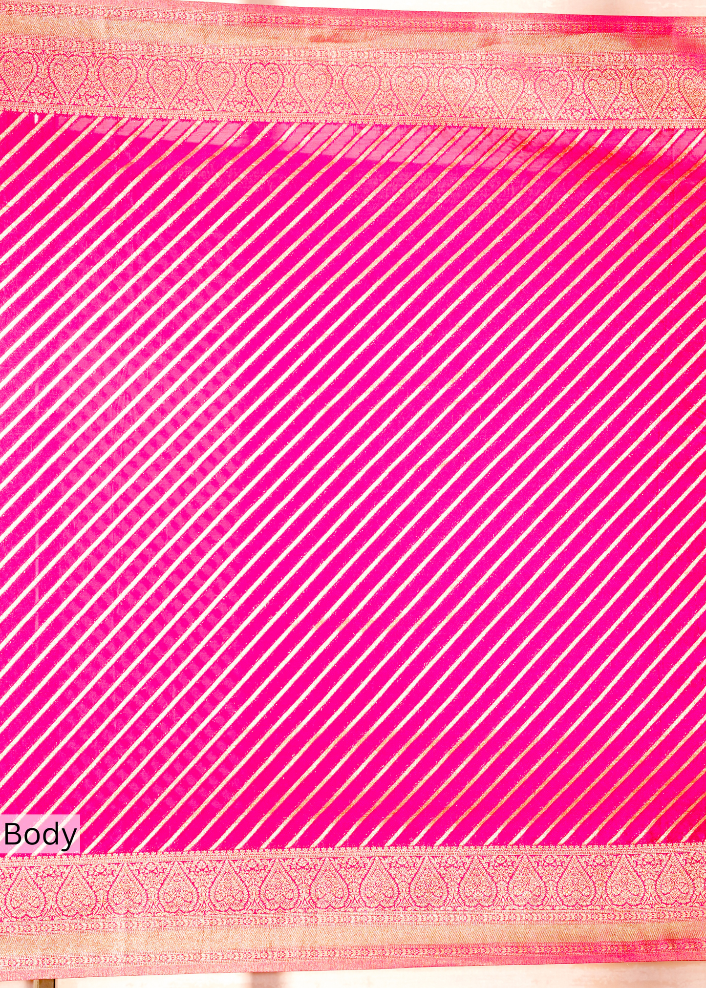 Rani Chinon Leheriya Saree