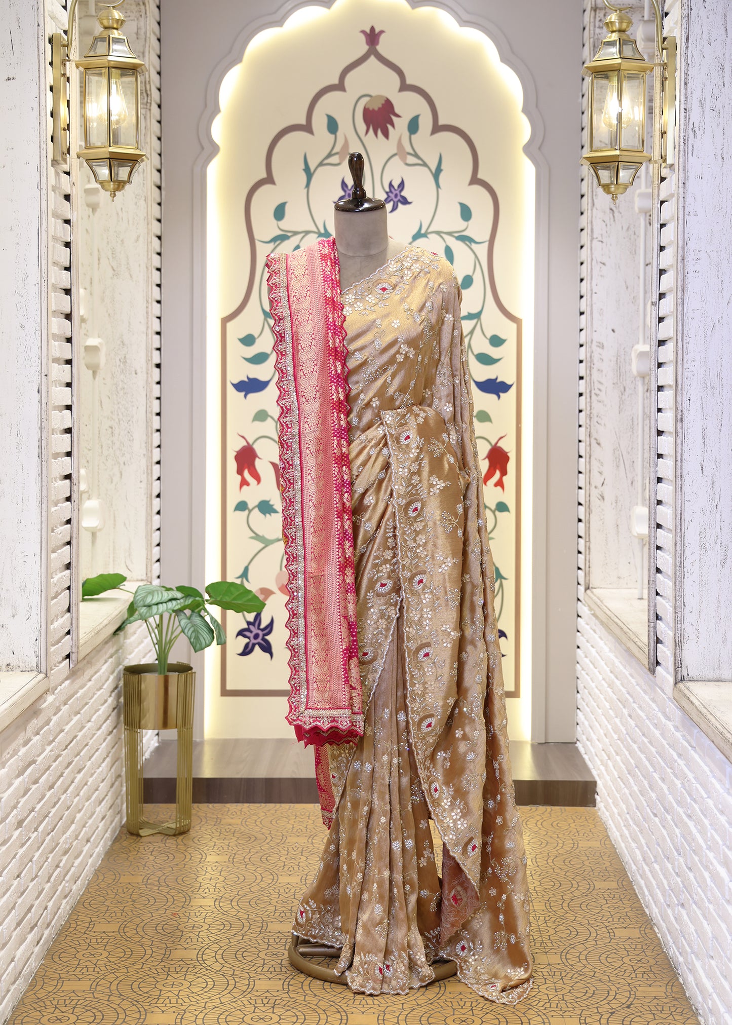 Suhani Pink Bridal Dupatta