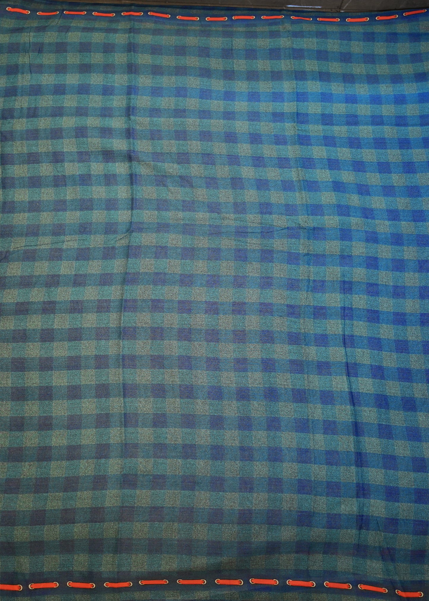 Neelkamal Navy Blue Cotton Saree with Unstitched Blouse